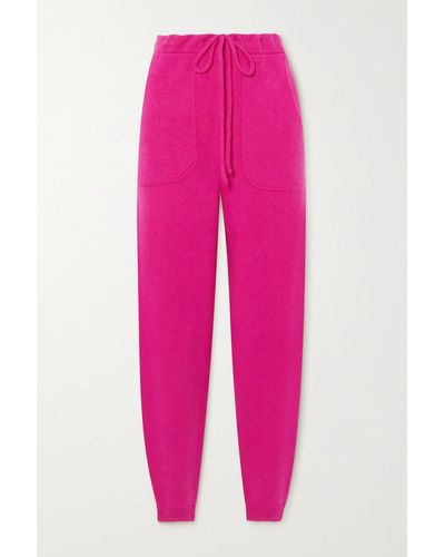 The Elder Statesman Jogginghose Aus Kaschmir - Pink