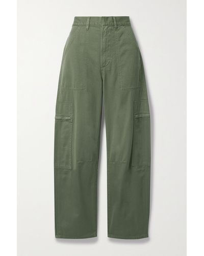 Citizens of Humanity + Net Sustain Marcelle Organic Cotton Cargo Pants - Green