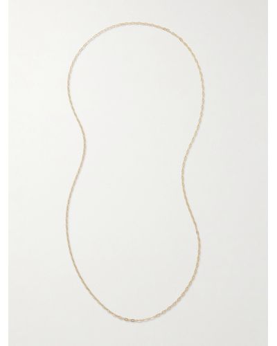 Jennifer Fisher Mariner 40" Small Gold-plated Necklace - White