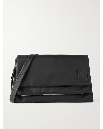 Proenza Schouler City Schultertasche Aus Nylon Mit Prägung - Schwarz