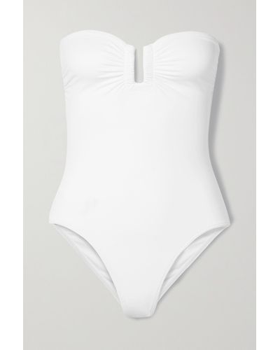 Eres Les Essentiels Cassiopee Strapless Swimsuit - White