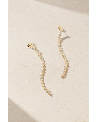 Anita Ko Olive 18-karat Gold Diamond Earrings - Natural