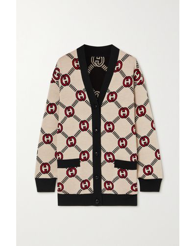Gucci Reversible Interlocking G Wool Cardigan - Multicolour