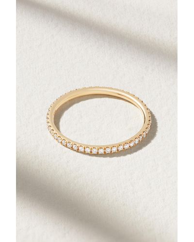 Ileana Makri Thread 18-karat Gold Diamond Eternity Ring - Metallic