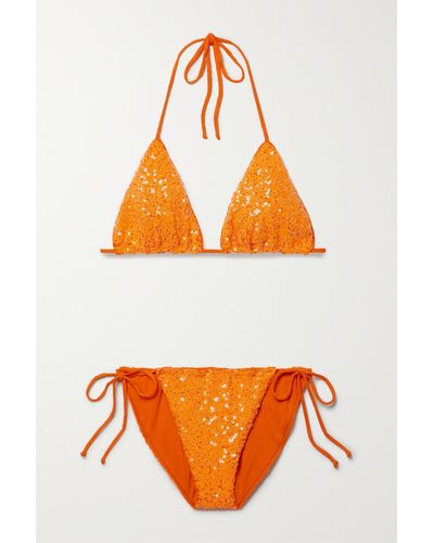 Orange Norma Kamali Beachwear and swimwear outfits for Women | Lyst