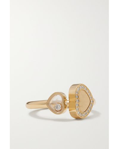 Chopard Happy Hearts 18-karat Gold Diamond Ring - Natural