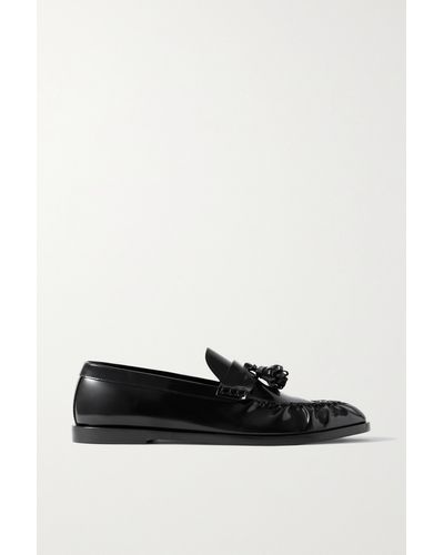 The Row Tasselled Leather Loafers - White