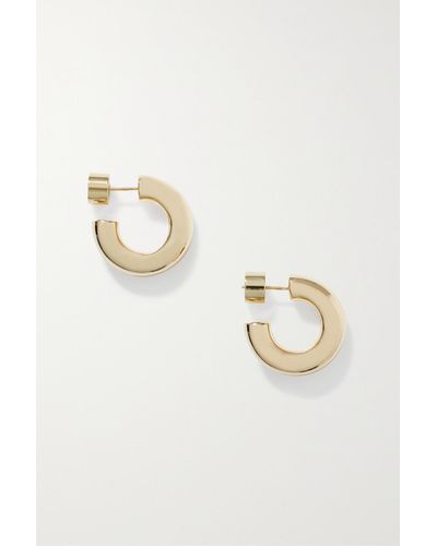 Jennifer Fisher - Triple Lilly Gold-plated Hoop Earrings - One size