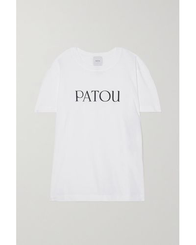 Patou Essential T-shirt Aus Baumwoll-jersey - Weiß