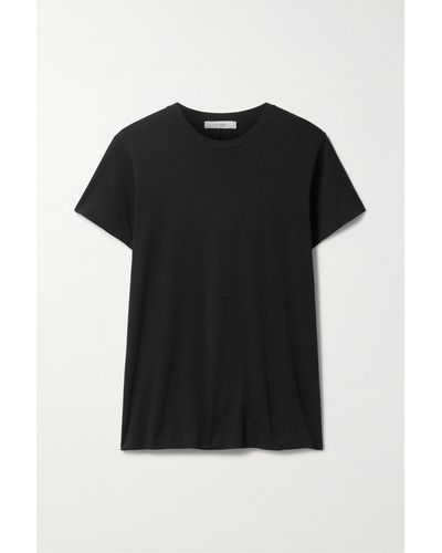 The Row Essentials Chiara Cotton-jersey T-shirt - Black