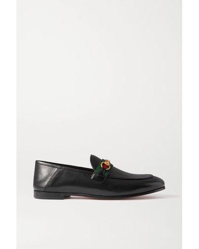 Gucci Loafer With Web - Black