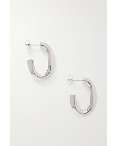Isabel Marant Your Life Silver-tone Hoop Earrings - Natural
