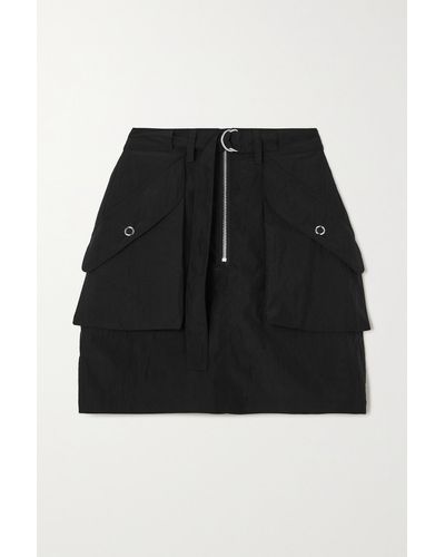 Holzweiler Brita Belted Shell Mini Skirt - Black