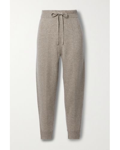 James Perse Cashmere Track Trousers - Brown