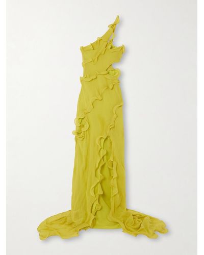 Cult Gaia Micola Gown - Yellow