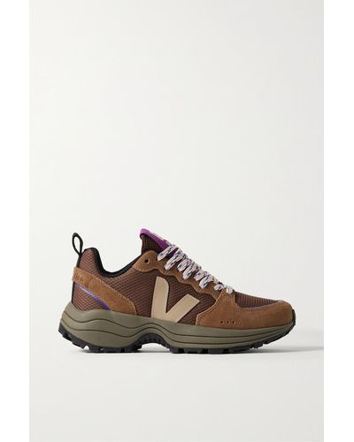 Veja X Reformation Venturi Alveomesh Trainers - Women's - Recycled Polyester/suede/fabric/rubber - Brown