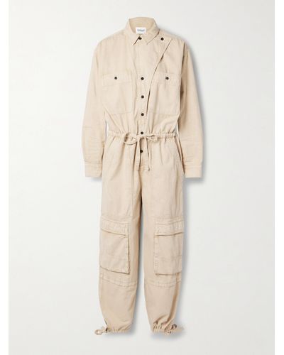 Isabel Marant Idany Denim Jumpsuit - Natural