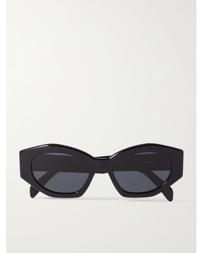 Celine Triomphe Sonnenbrille Mit Cat-eye-rahmen Aus Azetat - Schwarz