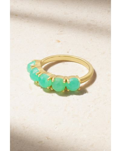 Irene Neuwirth Classic 18-karat Gold Chrysoprase Ring - Blue