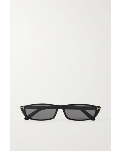 Tom Ford Alejandro Sonnenbrille Mit Eckigem Rahmen Aus Azetat - Grau