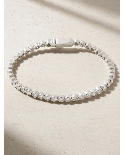 De Beers Diamond Lines Db Classic Eternity 18-karat White Gold Diamond Bracelet - Natural