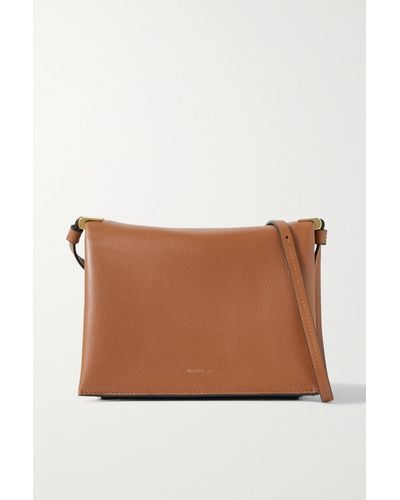 Wandler Uma Box Leather Shoulder Bag - Brown