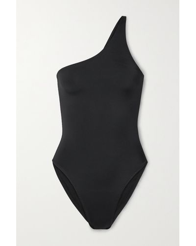 Norma Kamali Mio One-shoulder Swimsuit - Black