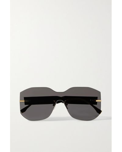 Oversized black clearance aviators