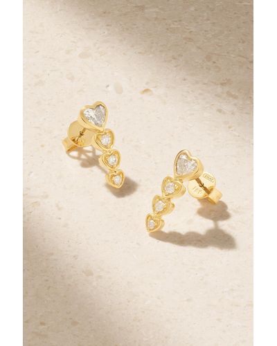 SHAY Ohrringe Aus 18 karat Gold Mit Diamanten - Natur