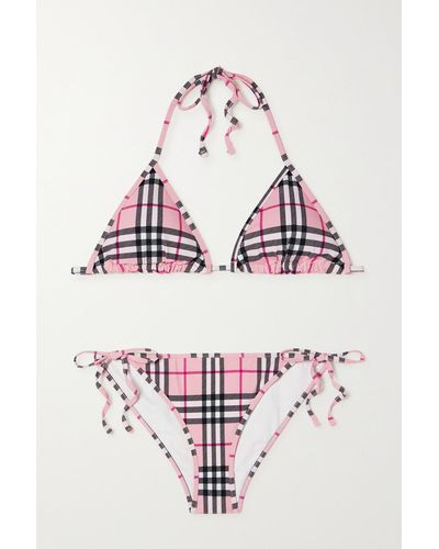 Pink Burberry Beachwear and swimwear outfits for Women | Lyst
