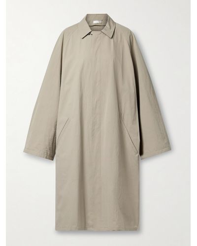 The Row Flemming Washed-cotton Trench Coat - Natural