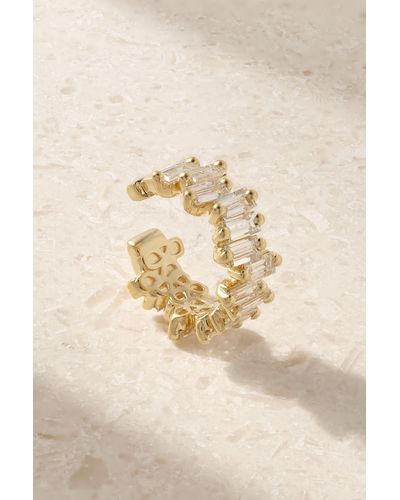 Suzanne Kalan 18-karat Gold Diamond Ear Cuff - Natural