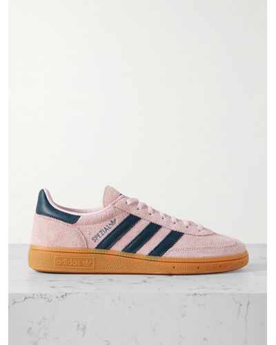 adidas Originals Handball Spezial Sneakers Aus Veloursleder Mit Lederbesätzen - Blau