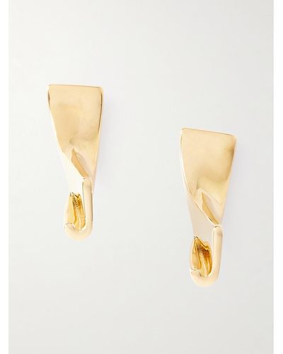 Jacquemus Les Boucles J Goldfarbene Ohrringe - Gelb