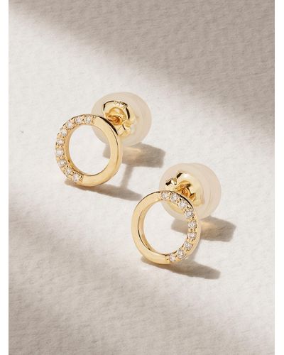 Melissa Joy Manning 14-karat Recycled Gold Diamond Earrings - Natural