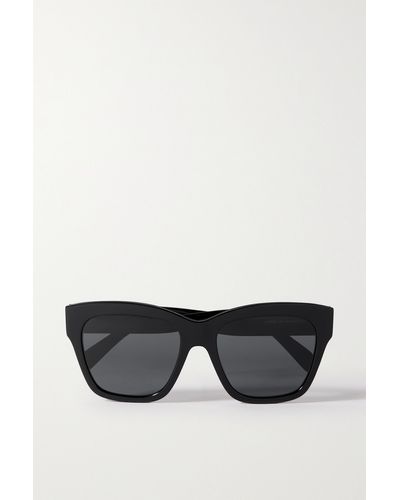 Celine Triomphe Square-frame Acetate Sunglasses - Black