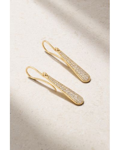 Jennifer Meyer Dome Drop 18-karat Gold Diamond Earrings - Natural