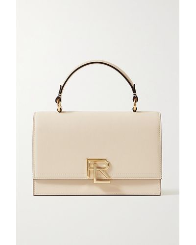 Ralph Lauren Collection The Rl Leather Tote - Natural