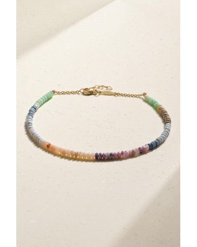 Jacquie Aiche 14-karat Gold Opal Anklet - Natural