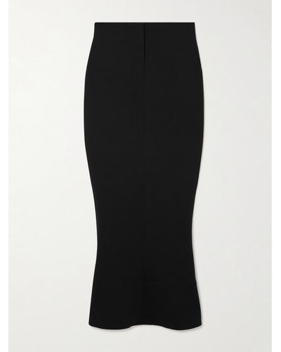 Jacquemus Escala Jersey Maxi Skirt - Black