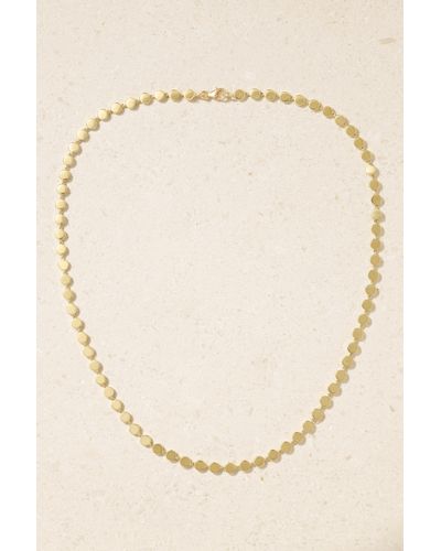 Jennifer Meyer Mini Circle 18-karat Gold Necklace - White