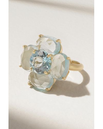 Irene Neuwirth Classic 18-karat Gold Acquamarine Ring - Blue