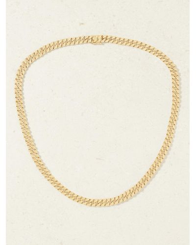 Anita Ko Havana Small 18-karat Gold Necklace - White