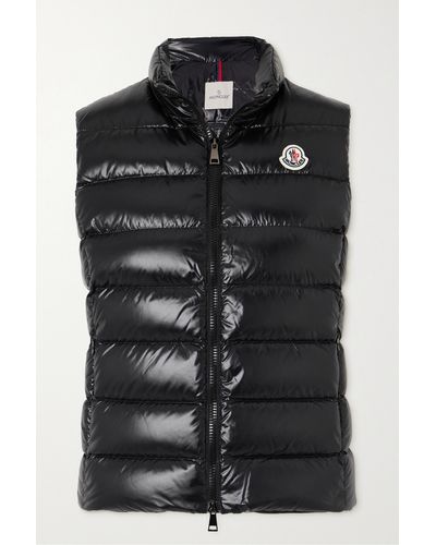 Moncler Ghany Quilted Puffer Vest - Black