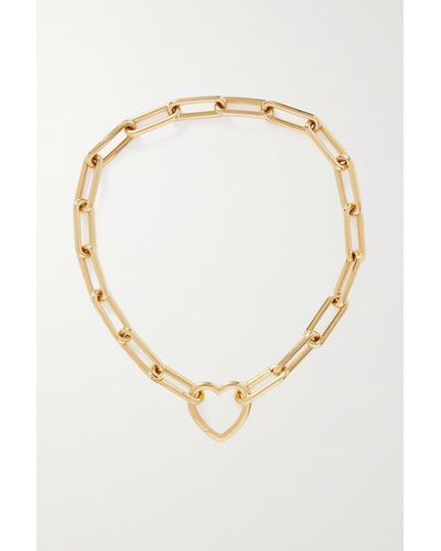Robinson Pelham Short Identity 18-karat Gold Necklace - White
