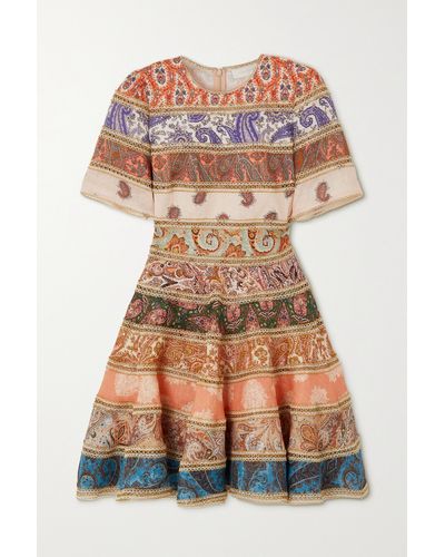 Zimmermann Devi Mini Dress - Multicolour
