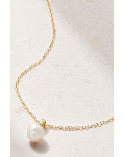 Mikimoto 18-karat Gold Pearl Necklace - White