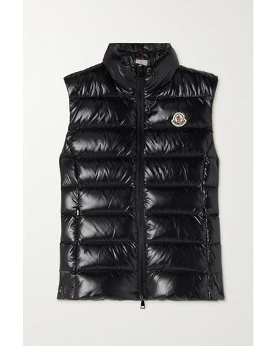 Moncler Ghany Quilted Puffer Vest - Black