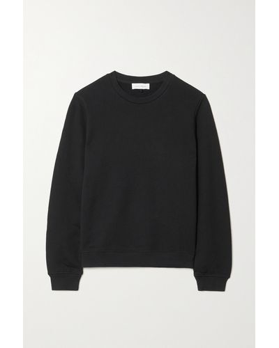 NINETY PERCENT + Net Sustain Kendall Organic Cotton-jersey Sweatshirt - Black