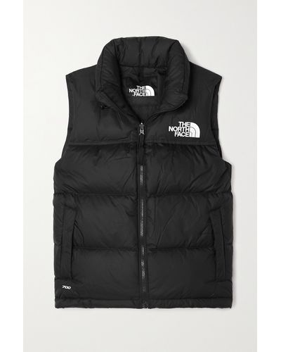 The North Face 1996 Retro Nuptse Quilted Coated-ripstop Down Vest - Black